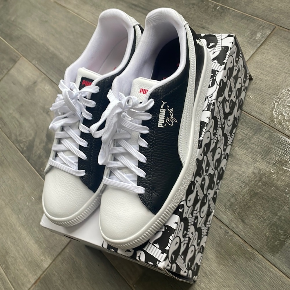 Puma Clyde Jeff staple create from chaos ying Yang sz 8.5 Brand new